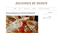 Desktop Screenshot of deliciousbydesign.net